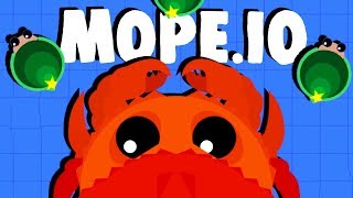 The LEGENDARY KING CRAB!  NEW Mope.io Update!  Mope.io Gameplay