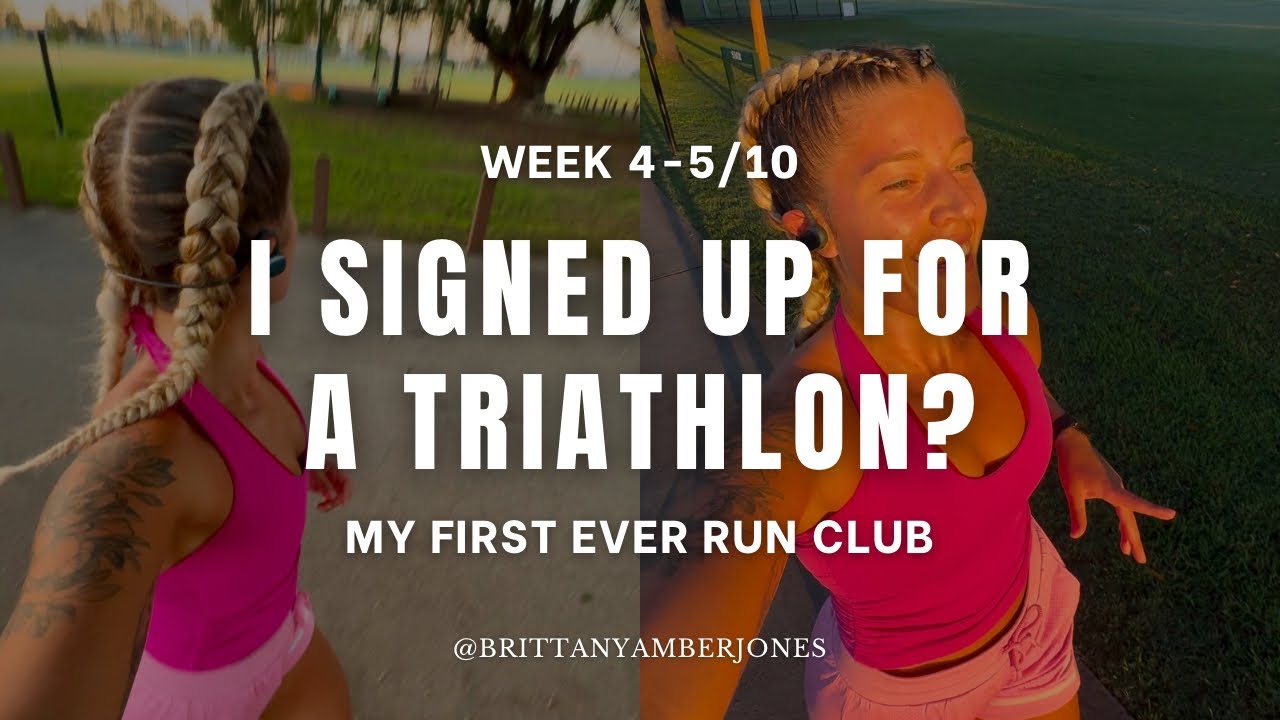 First Ever Run My first ever run club experience! | Training for a triathlon as a ...