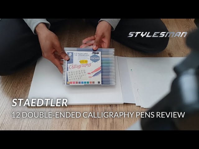 Honest Review of the Staedtler Double-Ended Lettering Pens (What's