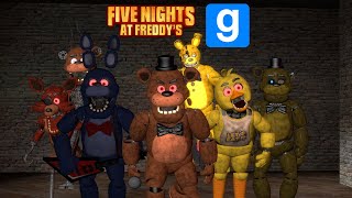 [FNAF/GMOD] Brand FNAF Movie Nextbots and Map Review
