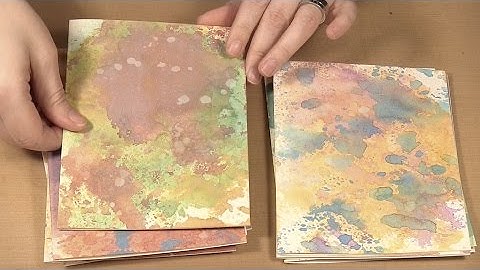 Tim Holtz Distress Oxide Ink Background Technique