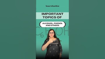 😱Important topics of alcohol, phenol and ether #educationalvideos #onlinelearning #viralvideo