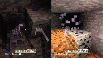 Minecraft Xbox 360 Splitscreen Edition W/ MrsExile Part 2: Starting the diamond hunt