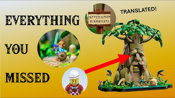 EVERY detail in the new LEGO Zelda set! 50+ Great Deku Tree