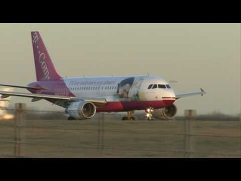 London Stansted Airport ,Monarch, Thomsonfly, Aege...