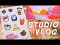 Studio Vlog 007 ⭐︎Lots of Etsy Orders, Animal Crossing Stickers, Dealing with Chronic Illness + More