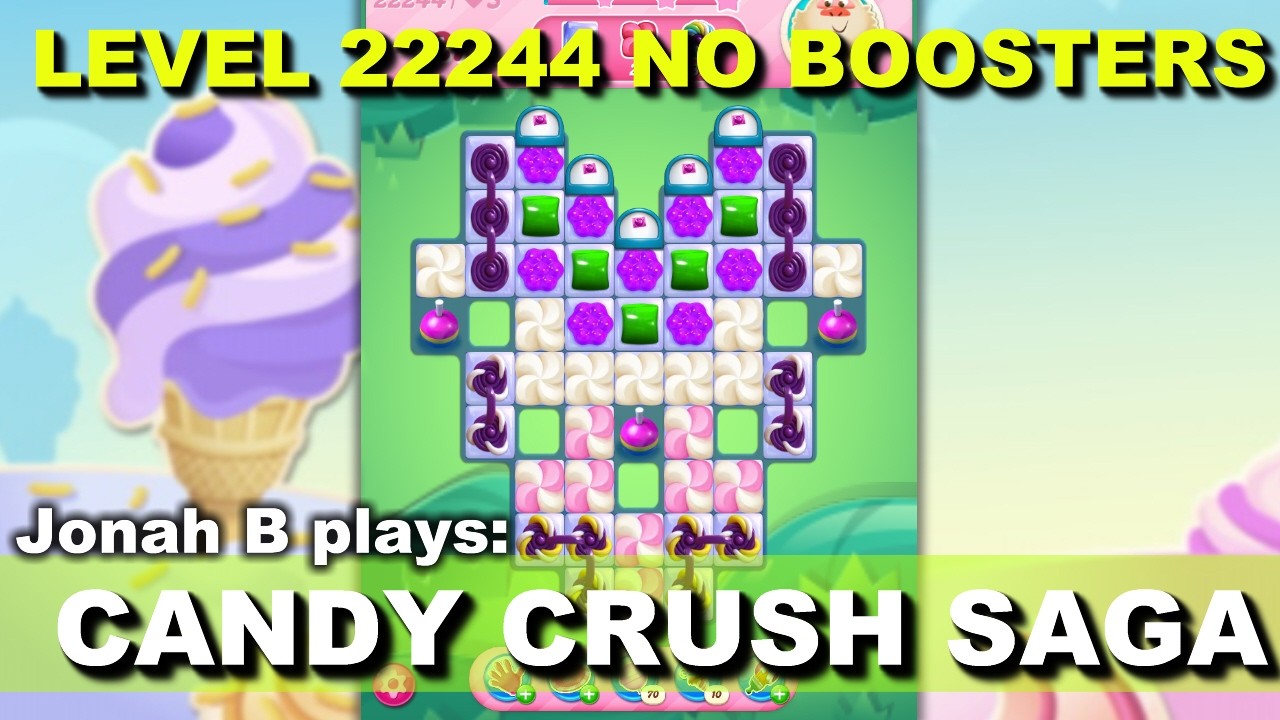 キングハ―ンズページ Candy Crush Saga Level 22244 No Boosters - YouTube