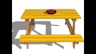 http://myoutdoorplans.com/furniture/picnic-table-plans-free/ SUBSCRIBE for a new DIY video almost every day! If you use the right 
