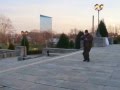 Busting a dance move on the philadelphia art museum steps