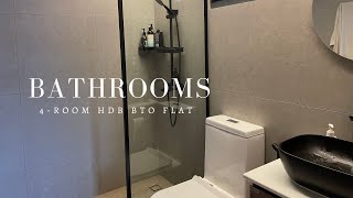 MINIMALIST WABI SABI 4-ROOM HDB | Bathrooms Renovation Tips