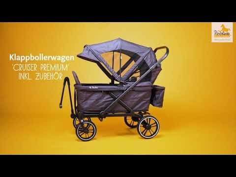 Pinolino Klappbollerwagen 'Cruiser Premium', inkl. Zubehör - YouTube