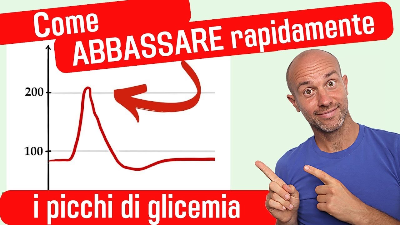 I 2 MODI per ABBASSARE VELOCEMENTE LA GLICEMIA⚡🩸💨 che non sono pillole