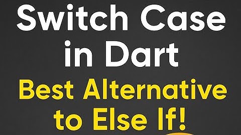 Switch Statement in Dart | Switch in Dart  | Dart Control Flow Explained ? what is switch statement