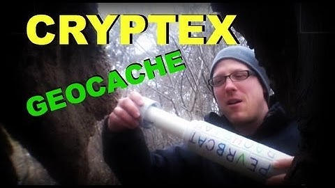 AWESOME CRYPTEX GEOCACHE!