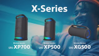 Sony Wireless Speaker XSeries Product Video