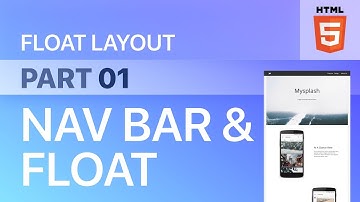 廣東話｜Pt. 1 - Navigation Bar 導覽列 & CSS Float - CSS Float Layout 排版 | Web Design 網頁設計