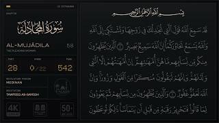 Surah Al-Mujadila — المجادلة — Tawfeeq As-Sayegh — Quran Recitation 058