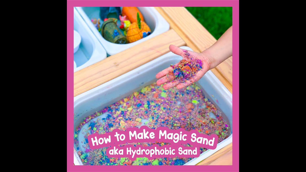 WOW! Aqua Magic Sand Recipe - How to Make Hydrophobic Sand