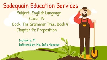 Preposition from The Grammar Tree, Book 4