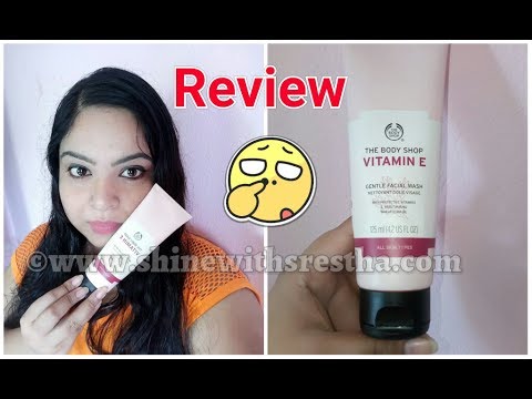 vitamin e body shop face wash