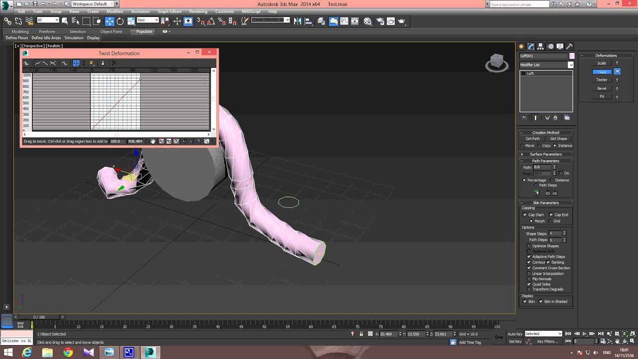 3Ds Max Tutorial line and circle[Thai] - YouTube