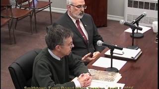 Smithtown Town Board Work Session April 5 2016