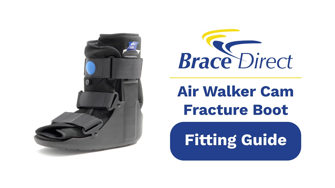 Air Walker Cam Boot: How to Inflate & Adjust for Best Fit | Brace ...