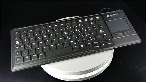 Accuratus K82B - USB Premium Mini Scissor Key Keyboard with Touchpad