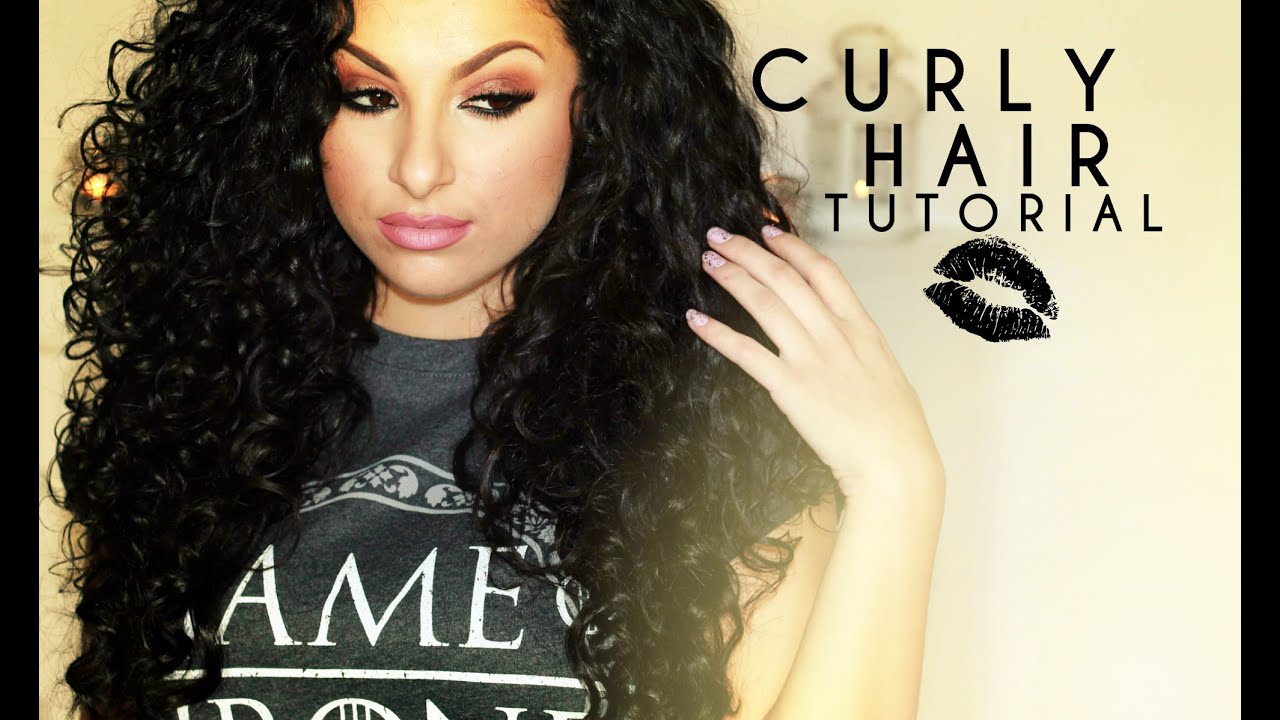 Curly Hair Tutorial Makeup By Leyla YouTube