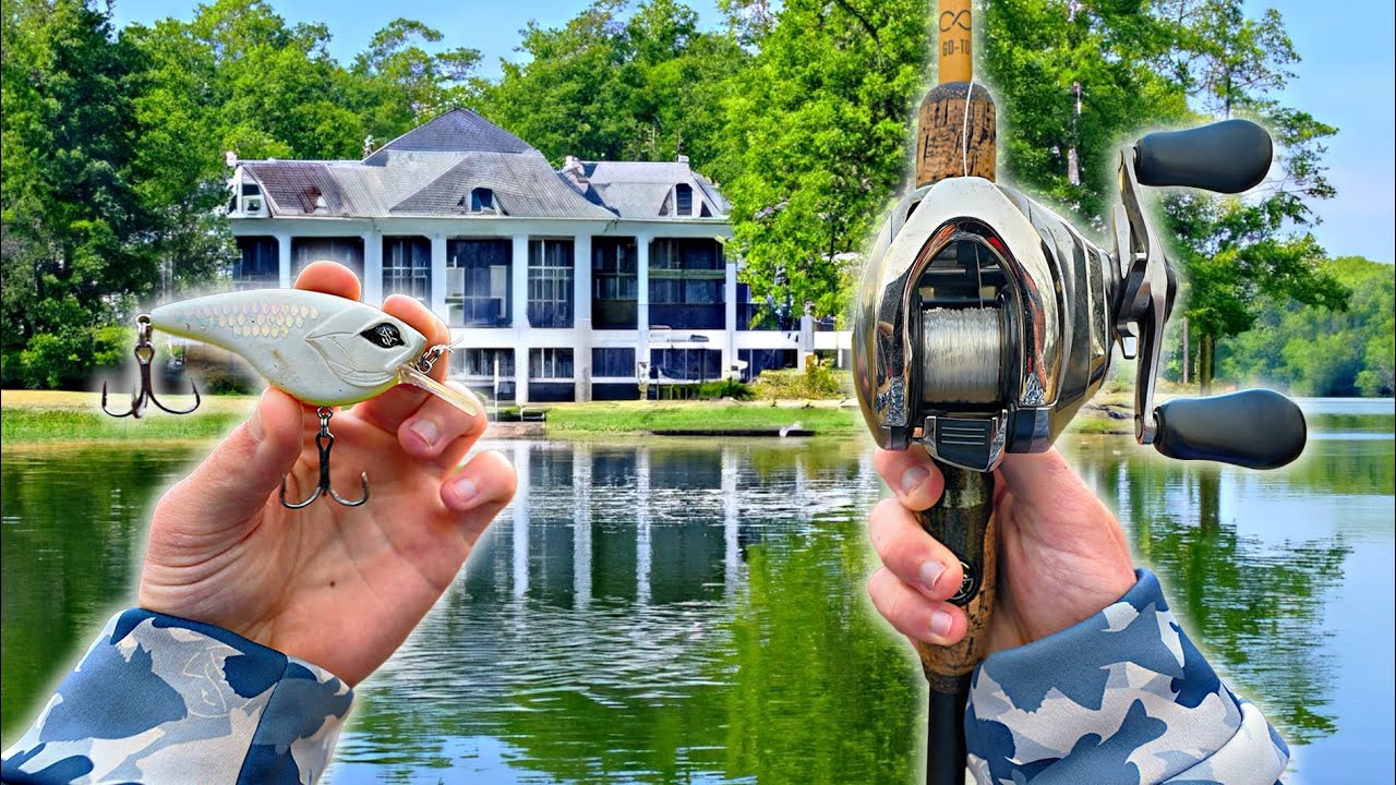 Fishing LOADED Lake House Docks For Giant COLD Water Bass (Best Baits