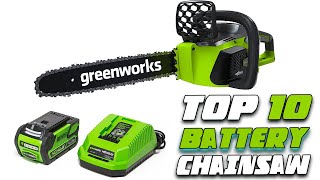 Top 8 Best Battery Powered Chainsaw in 2023!