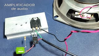 Mini Amplificador De Audio Con Transistor A1941 y BD139