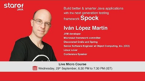 Watch the recorded live session with Iván López Martín (@ilopmar)