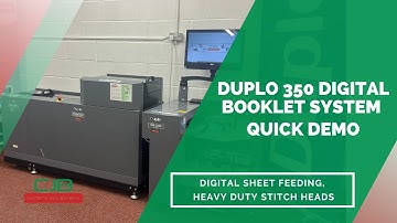 Duplo 350 Digital Booklet System - Quick Demo