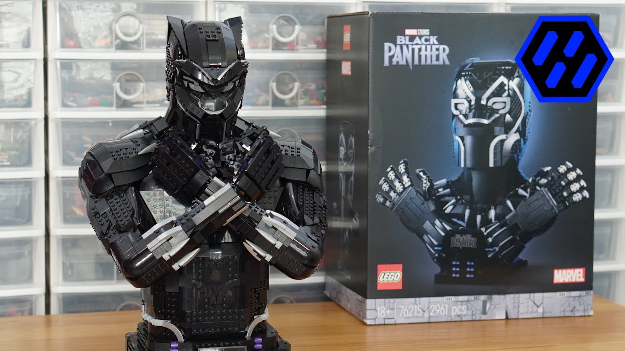 LEGO MOC-221863 76215 Black Panther Bust - Alternate Build by