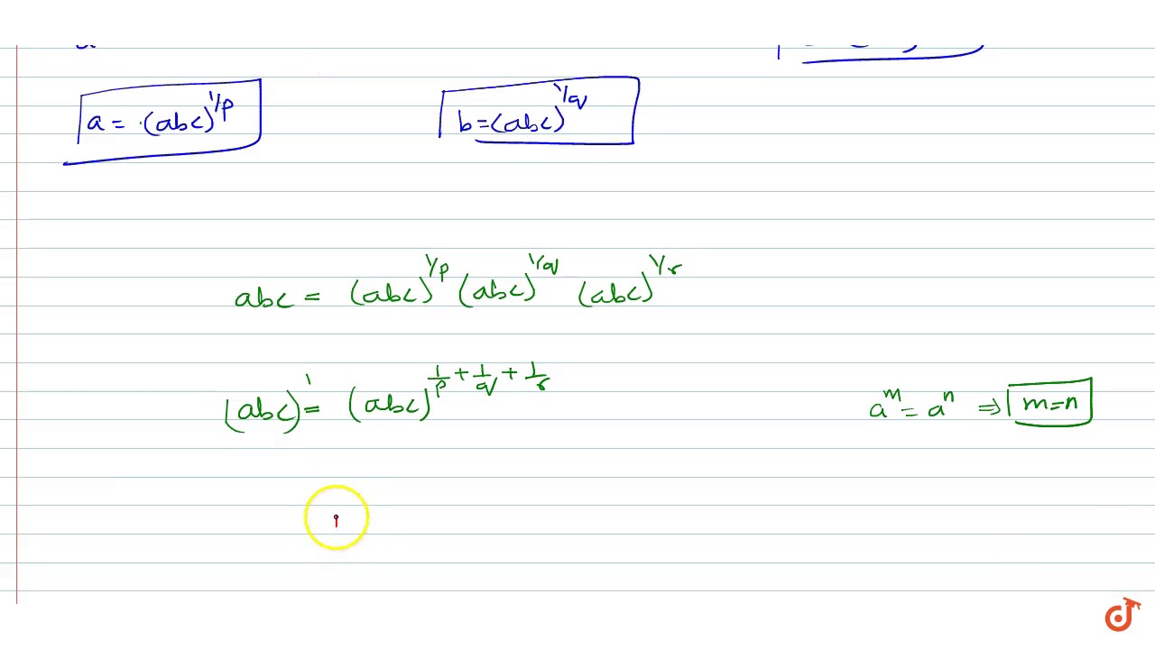 If A P B Q C R A B C Then Pqr Youtube