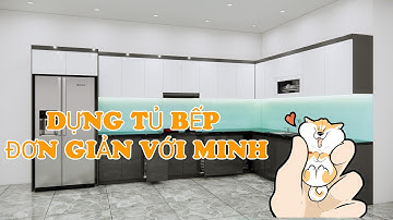 THỰC HÀNH DỰNG TỦ BẾP NHỰA + RENDER ENSCAPE SIÊU TỐC | HỌC ENSCAPE CÙNG MINH