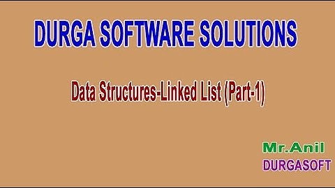 Data Structures Linked List Part 1