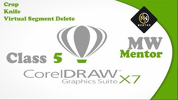 Corel Draw X7 Crop, Knife, Virtual Delete | Corel Draw X7 Class 5