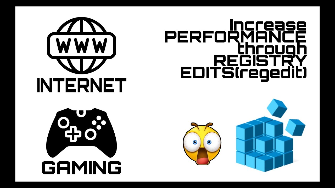 How to Increase GAMING and INTERNET Performance Through Registry Edits (Regedit)