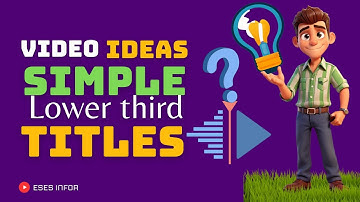 How to create Simple Lower third Titles in Kdenlive