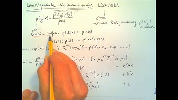 2.4 Discriminant Analysis | 2 Correl. Measures, Gaussian Models | Pattern Recognition 2012