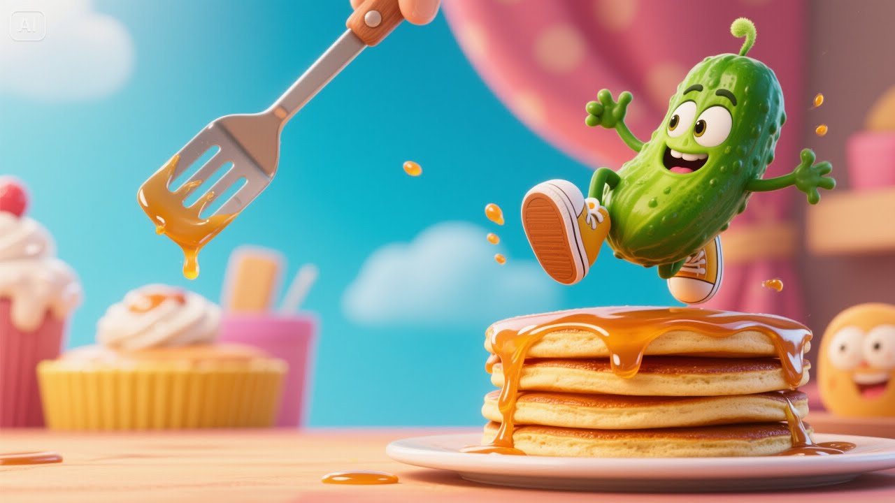 🥞 Pickle Puff the Pancake Pup | Fluffy Breakfast Rhymes for Hungry Little Learners!