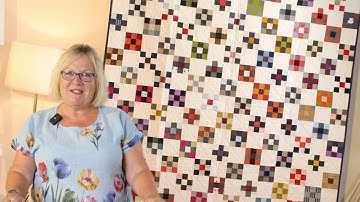 Nine Patch Scrap Quilt