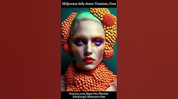 Shorts - Midjourney AI image synthesis daily theme: Voracious, Corn