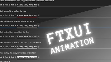 FTXUI terminal UI animation module. WIP