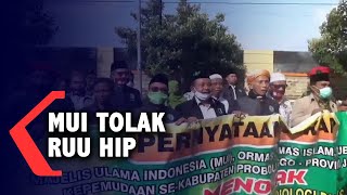 MUI dan Ormas Islam Probolinggo Aksi Tolak RUU HIP