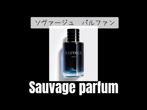 【1分で香水紹介】Dior ソヴァージュパルファン Sauvage parfum What is your favorite perfume