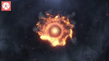 Fire Spark Reveal Logo Intro | Kinemaster editing tutorial