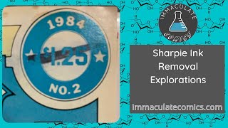 Sharpie Ink removal demonstrations in comic books